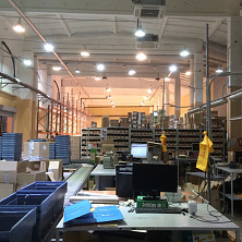 На складе после реконструкции установлено оборудование для автоматизации логистических процессов